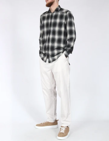 Pantaloni Zara, ecru Alb