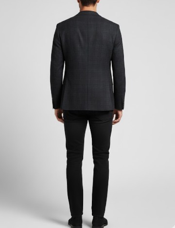 Sacou Zara, gri/negru