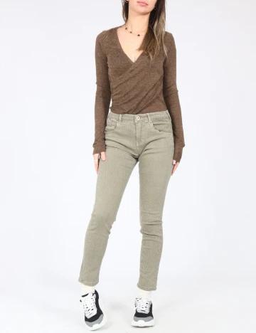 Pantaloni Zara, verde Verde