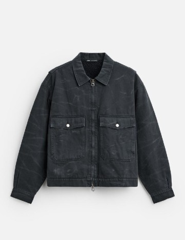 Jacheta Zara, gri inchis