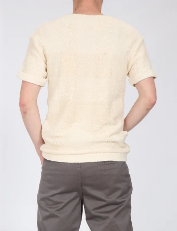 Tricou Zara, ecru Alb