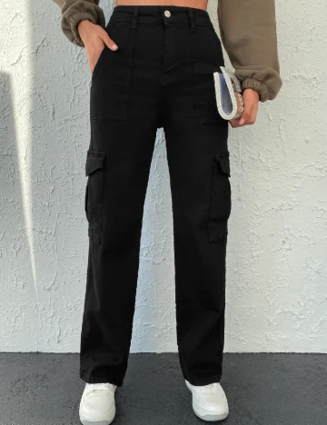 Blugi SHEIN, negru Negru