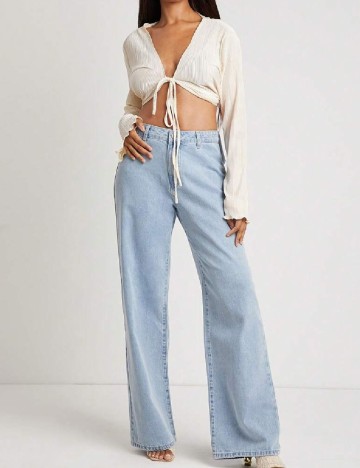 
						Blugi SHEIN, albastru