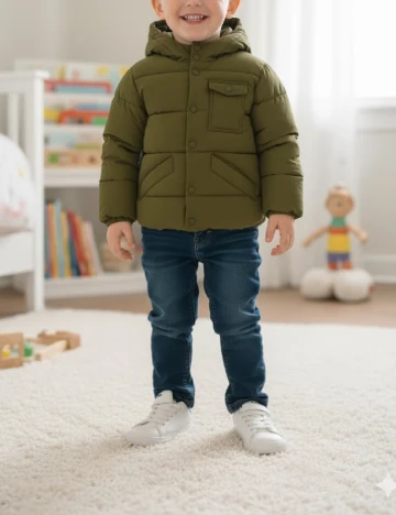 Geaca Zara, verde Verde