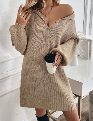 
						Rochie scurta SHEIN, crem