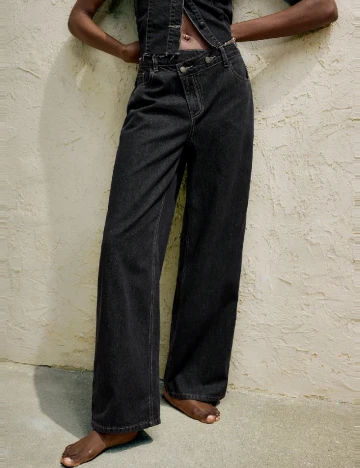 Blugi SHEIN, negru Negru