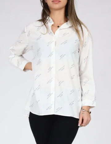 Camasa Zara, alb Alb