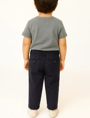 Pantaloni Zara, bleumarin Albastru