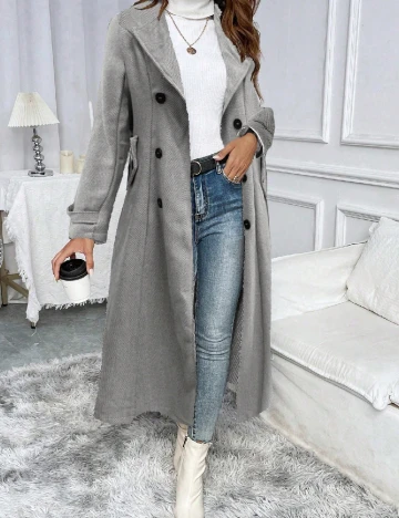 Palton SHEIN, gri Gri