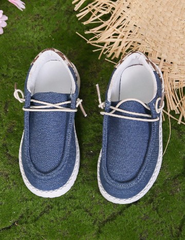 
						Mocasini Shein Kids, albastru