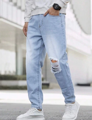 Blugi SHEIN, albastru Albastru