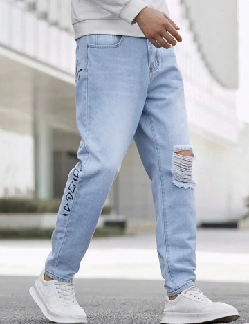 Blugi SHEIN, albastru Albastru