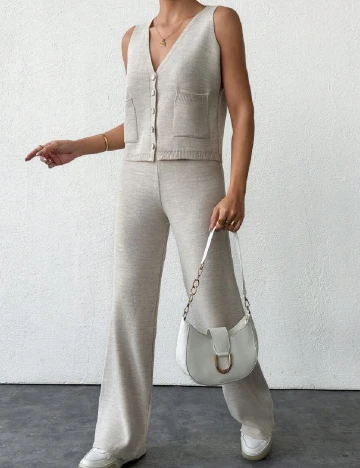 Compleu SHEIN, bej Crem