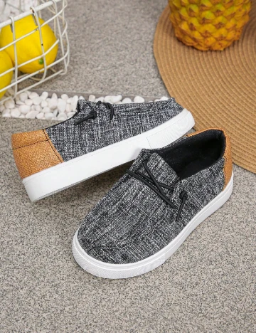 Mocasini Shein Kids, gri Gri