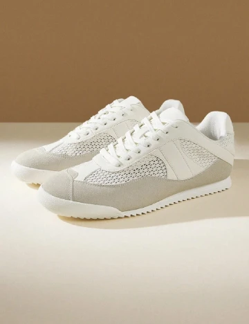 Adidasi Cuccoo, ecru Alb