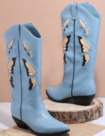 
						Cizme SHEIN, albastru