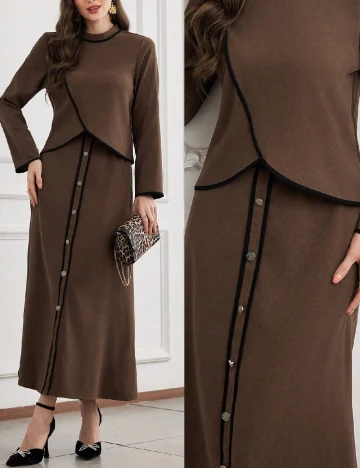 Compleu SHEIN, maro Maro