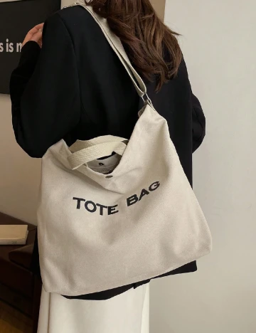 Sacosa SHEIN, bej Crem