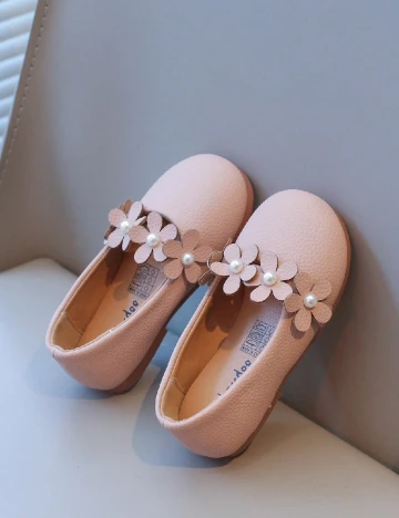 Pantofi Shein Kids, roz pudra Roz