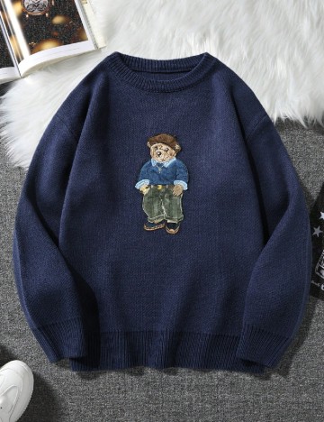 
						Pulover SHEIN, bleumarin