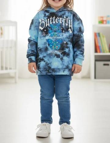 Hanorac Shein Kids, albastru Albastru