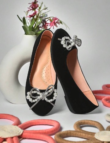 
						Balerini Shein Kids, negru