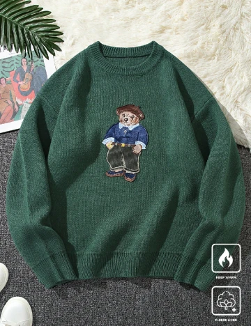 Pulover SHEIN, verde Verde