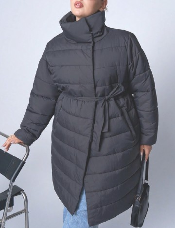 
						Geaca SHEIN CURVE, gri inchis