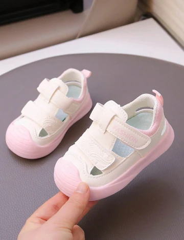 Sandale Shein Kids, alb/roz Alb
