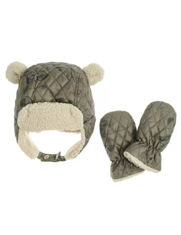 Set caciula si manusi Cool Club, verde Verde