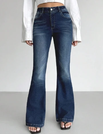 Blugi SHEIN, bleumarin Albastru