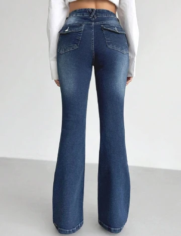 Blugi SHEIN, bleumarin Albastru