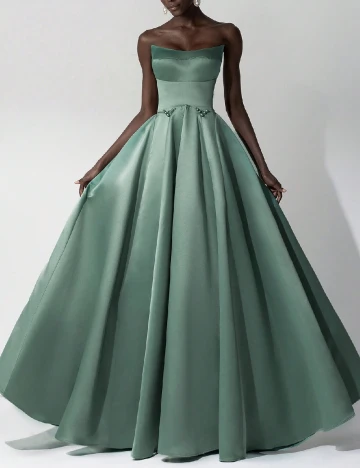 Rochie lunga SHEIN, verde Verde