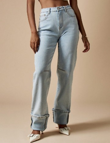 
						Blugi Missguided, albastru