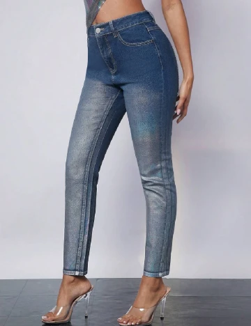 Blugi SHEIN, albastru Albastru