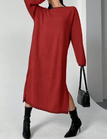 Rochie medie SHEIN, rosu Rosu