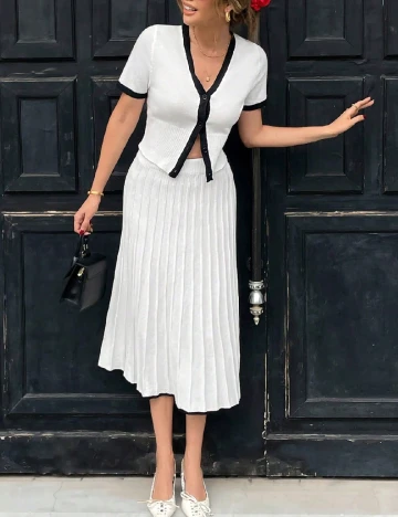 Compleu SHEIN, alb Alb