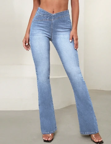 Blugi SHEIN, albastru Albastru