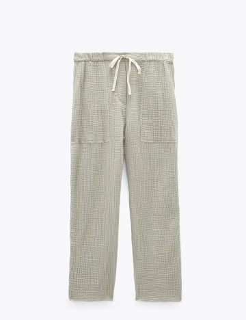 Pantaloni Zara, bej, M