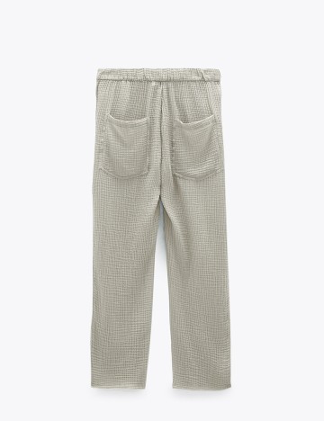 Pantaloni Zara, bej, M