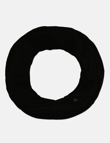 Fular Circular Cool Club, negru Negru