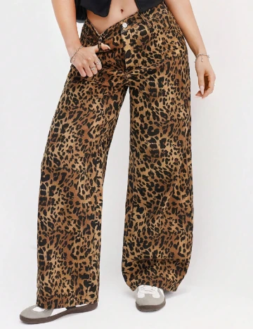 Blugi SHEIN, animal print Animal print