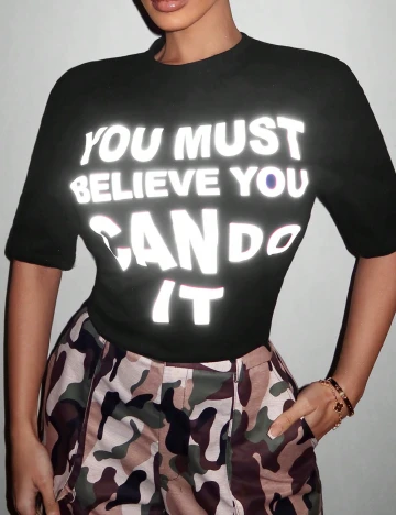 Tricou SHEIN, negru Negru