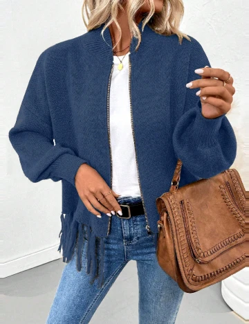 Jacheta SHEIN, albastru Albastru