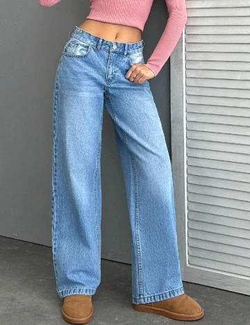 Blugi SHEIN, albastru Albastru