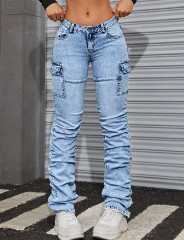 Blugi SHEIN, albastru Albastru