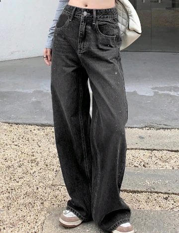 Blugi Dazy, negru Negru