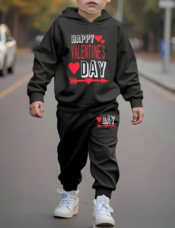 Compleu Shein Kids, negru Negru