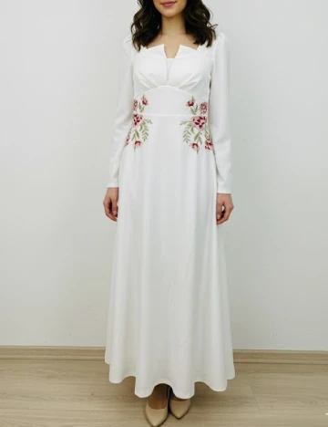 Rochie medie SHEIN, alb