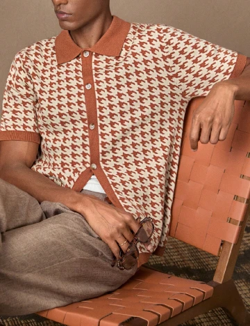 Camasa Anewsta, maro/crem Maro